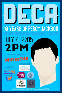 DECA: 10 Years of Percy Jackson Fan Gathering Main Poster